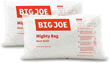 Big Joe Bean Зареждане 2Pk Полистироловые за зърно въз основа на bean торби или Diy, по 100 литра в леглото