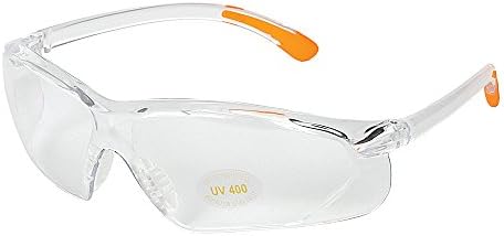 Очила за стрелба и на защитни очила Allen Company Factor, Прозрачна дограма с Оранжеви топчета, Прозрачни лещи