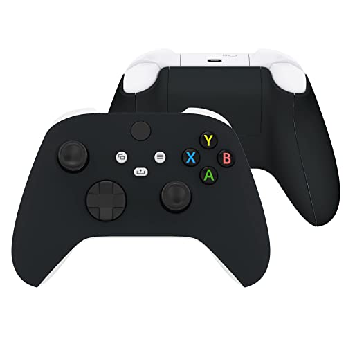Екстремно Черни Сменяеми Странични направляващи + Задната обвивка + Предна панел на контролера на Xbox X series /S Контролер В комплекта