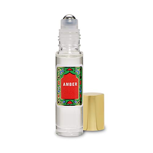 Парфюмерное масло Amber Perfume Oil Roll-On - Безалкохолни Парфюми за жени и мъже от Bobi Fragrances, 10 мл / 0,33 течни унции,