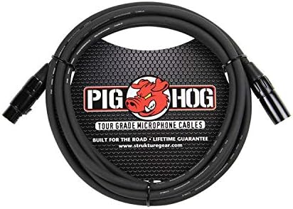 PigHog XLR 15-Подножието на 4-те Пакети Микрофонные Кабели в Туристическа класа