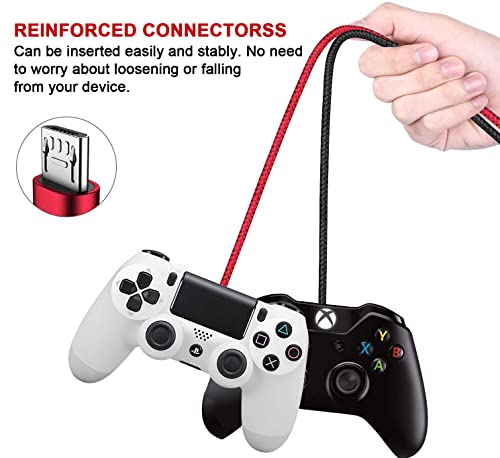 Кабела на зарядното устройство XUANMEIKE контролера на Xbox One, 2 комплекта Сверхдлинных Мрежести кабели с дължина 10 метра, Съвместим