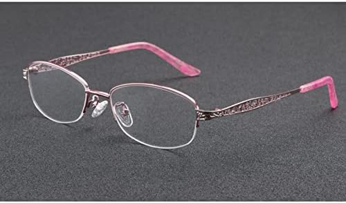 Фотохромичните Прогресивно Многофокусные Очила за четене с преход, Слънчеви Очила за четене UV400, Мъжки и Дамски очила (Цвят: розов, размер: +175)