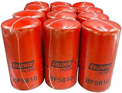 Горивен филтър BF5810 Baldwin Замени Detroit Diesel 23518482, FF5206, P556916 (опаковка от 12 броя)