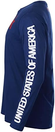 Мъжки t-shirt Spyder USA Haze с кръгло деколте и дълъг ръкав