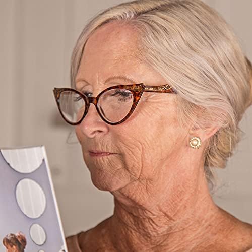 Дамски очила за четене Gamma Ray - 4 чифта шикозни и модерни дамски очила котешко око