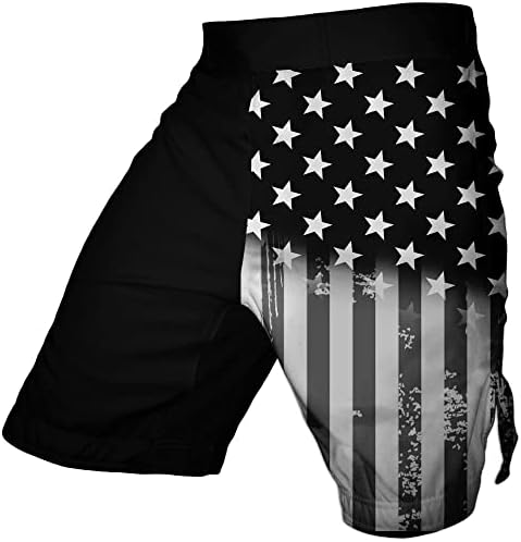 Плажни шорти Zimperad с Флага на сащ - Мъжки Спортни шорти за ветроходство MMA BJJ