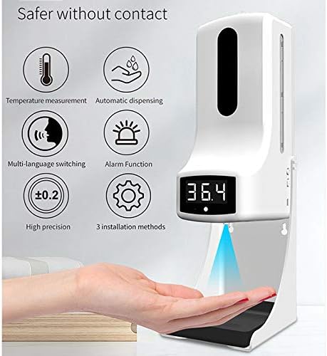 Инфрачервена Машина за измерване на температурата на ръцете LingTang, Обеззаразяване на Опаковка сапун, Автоматичен Сензор на термометъра