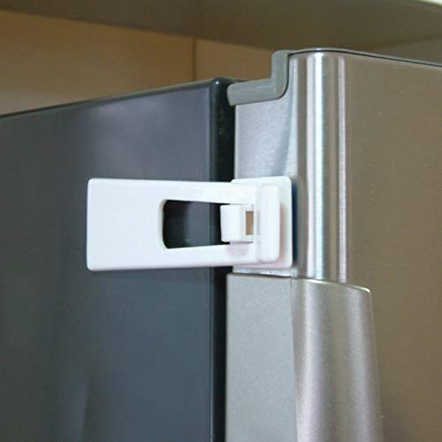 2 Нов Хладилник Автоматично Заключване на вратите с фризер За безопасността на детето Надеждна Затвори