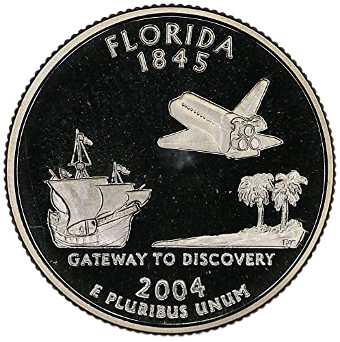 Монетен двор на САЩ с разбивка на една четвърт от Флорида 2004 г.