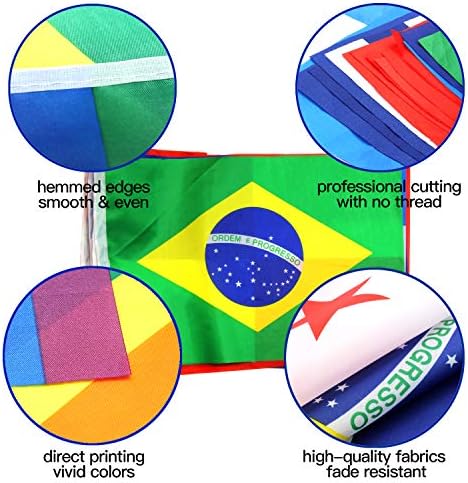 Anley Латинска Америка 21 Страни Струнни Знамена - Разнообразни Знамена Латиноамериканци Банери за Наследство на Месец Испанци Международни