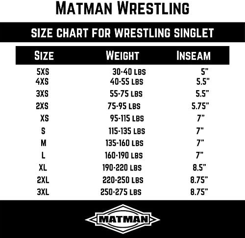 Бански за вдигане на тежести Matman Борба Singlet За мъже и момчета, Athens Производство на САЩ