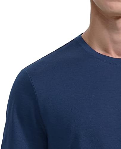 Тениска Woolinkin Merino Wool Coolmax Blend - Мъжки Здрава Вълнена основа с Къс ръкав - Лека 150