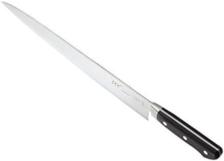 Нож на главния готвач Mercer Culinary MX3 Premium San Mai VG-10 Със Стоманени Остриета Gyuto, 300 мм, 11 4/5 Инча