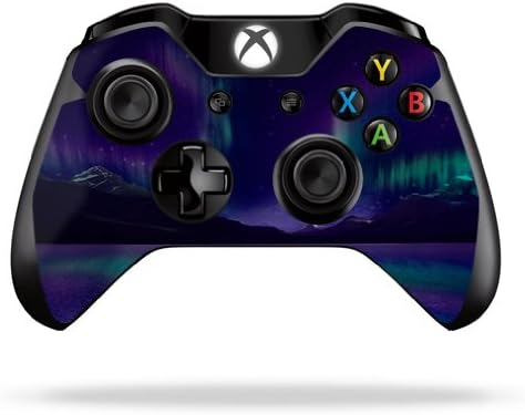 Кожата MightySkins, съвместим с контролера на Microsoft Xbox One или One S - Aurora Borealis | Защитен, здрав и уникален винил калъф