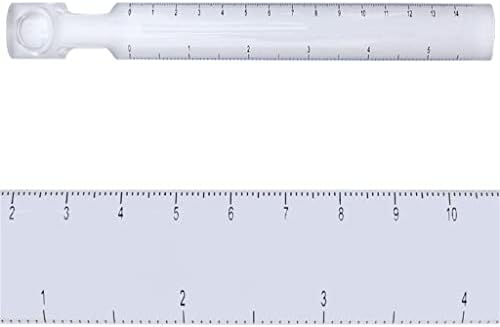 N/A Преносими Ръчно Линия 2X Лупа Полюс с Измерване на Скалата, Лупа За Четене Лупа