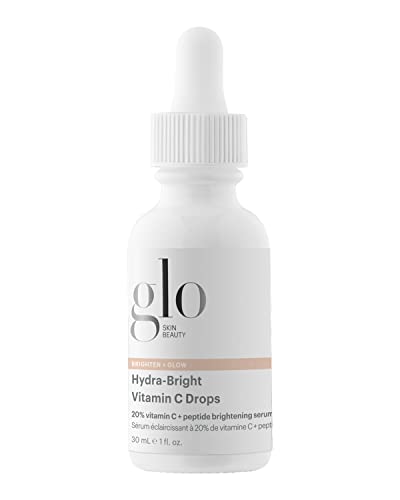 Glo Skin Beauty Hydra-Ярки капки с витамин С - 20% Витамин С + Пептидная Осветляющая серум - по-Рано Daily Power C + Serum