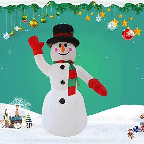 Amosfun Коледна Украса Надуваем Снежен човек Балон Подпори за Коледно Парти в Двора на Градината с американската вилица