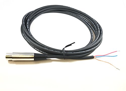6-Инчов 3-пинов XLR за затупления икономично кабел с помощта на специален кабел за връзка