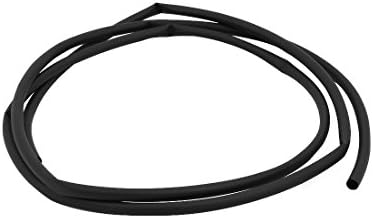 Polyolefin Антикорозионна Тръба Aexit с Вътрешен Диаметър на електрическото оборудване на 2 м 0,25 инча, Черен за кабели, Слушалки