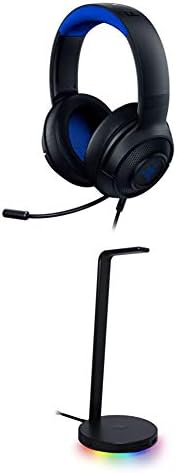 Сверхлегкая детска слушалки Razer Kraken X: Съраунд звук 7.1 - Лека алуминиева рама - за PC, PS4, PS5, Switch, Xbox One, Xbox Series
