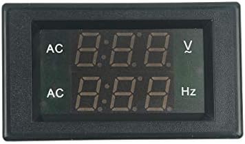 Цифров Измерител на честотата на променливо напрежение Proshopping, Волтметър ac 80-500 На, Брояч на честотата 45-65 Hz, led индикатор на напрежение, Мини-Тестер монитор Волта Hz, Le