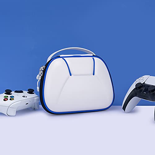 Калъф за игрален контролер GeekShare PS5-Титуляр на контролера, Твърд калъф за носене Playstation 5, PS4, NS Pro, XSX с Отделение за захранващия кабел и за аксесоари