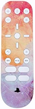 PlayVital с ефект Оранжево-розов Мрамор, Пълен Комплект, Стикер върху кожата за конзолата ps5, Издание на диска, Vinyl Стикер за контролер ps5, зарядно устройство, Слушалки и м