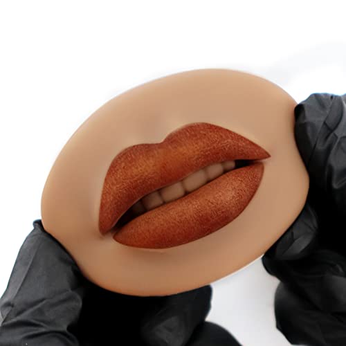 Мека Силиконова Кожа за практикуване на 3D Устни За Перманентных Гримьори Human Lip Blush Аксесоари за обучение Микроблейдингу PMU