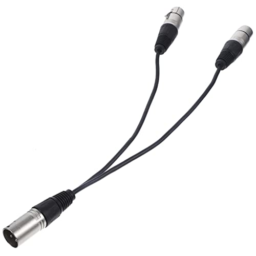 SUPVOX Y-Разветвительный кабел от 1 щепсела до 2 Штекерных кабели Адаптер за балансирани микрофонен Кабел Сплитер 0. Y-Разветвительные