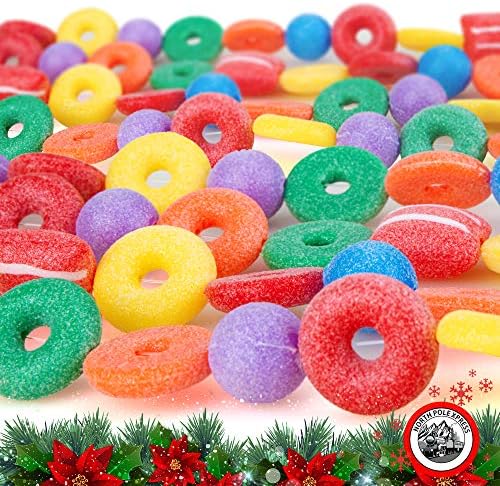 9-Подножието Пластмасов Бонбони Спасителен Кръг Gumdrop Топка на Коледна Гирлянда | Брилянтна коледа Коледа Венец идеални за ретро-тематични