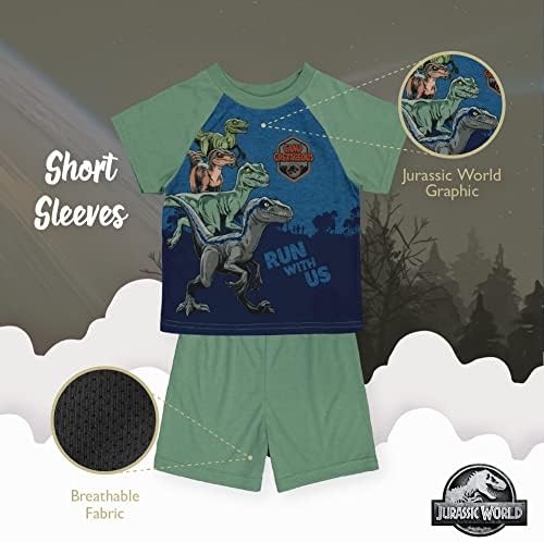 Пижамный комплект за момчета от 3 теми свободно намаляване на Мир Джурасик парк