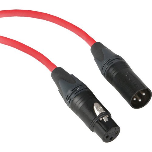Микрофон кабел Kopul Premium Performance 3000 Series XLR M - XLR F - 1,5' (0,45 m), червен