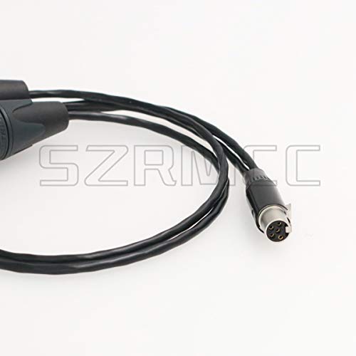 SZRMCC TA5F Mini XLR 5 pin-Двоен аудио кабел XLR 3 Pin за полеви микшеров/записващи устройства Zaxcom QRX Звукови устройства 633