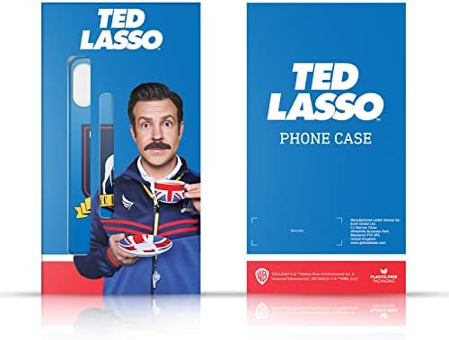 Дизайн на своята практика за главата Официално Лицензиран Ted Lasso Яке Season 1 Графичен Твърд калъф за задната част на панела, който е Съвместим с Apple iPhone 14 Pro
