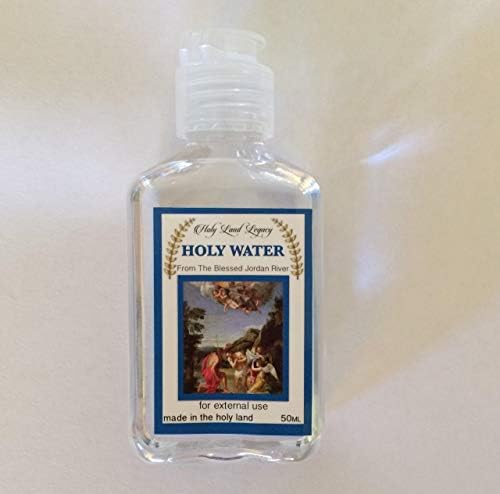 10 Бутилки с Истинска Светена вода 50 мл от река Йордан, Израел, Свещената Земя Коледен подарък Християнството