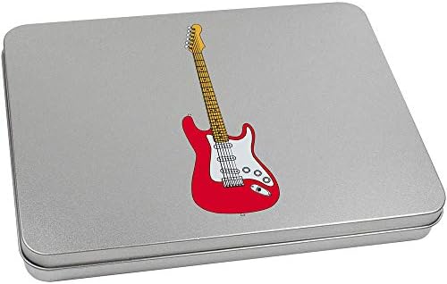 Метална Лидице кутия за съхранение на Azeeda 80mm 'Red Electric Guitar' loops (TT00131877)