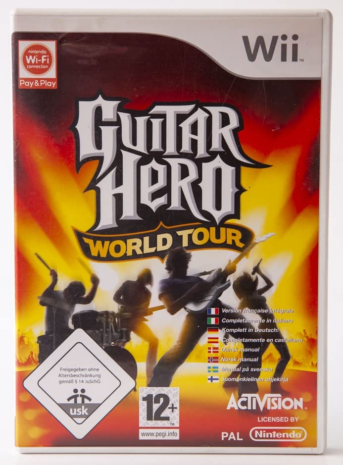 Гитарная играта Guitar Hero World Tour за Nintendo Wii (само за игра)