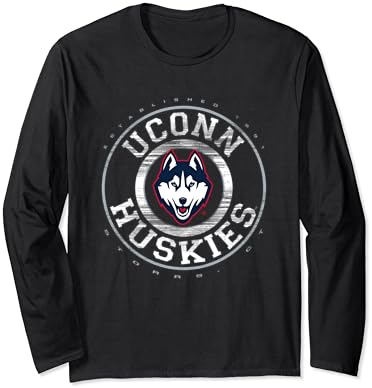 Официално Лицензирана Тениска Connecticut Huskies Шоу с дълъг ръкав
