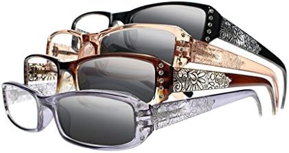 Слънчеви Очила Transition UV400 Фотохромичните Дамски Очила За четене с Диаманти И Цветове