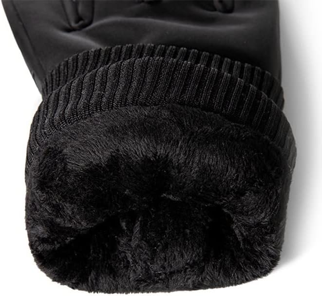 n/a Топли Ски Плюс Кадифе Нескользящие спортни ръкавици за езда със сензорен екран, които предпазват от студ, вятър доказателство зимни ръкавици за улицата (Цвят: B р?