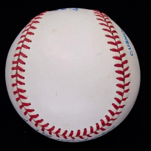 1990-те, Тед Уилямс Подписа OAL Baseball JSA LOA с Автограф BB720091 - Бейзболни топки с автографи