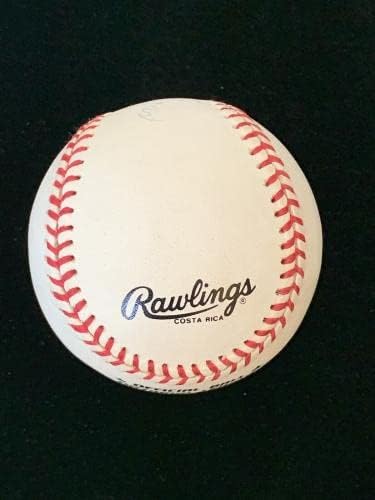 Джони Подрес Доджърс 1953-1966 Официален Представител NL W. Бяла Бейзбол с голограммой - Бейзболни топки с Автографи