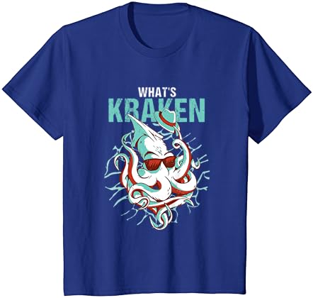 Kraken Ocean Monster Водолаз, Сърфист, Почитател на Плажа, Какво е Тениска Kraken