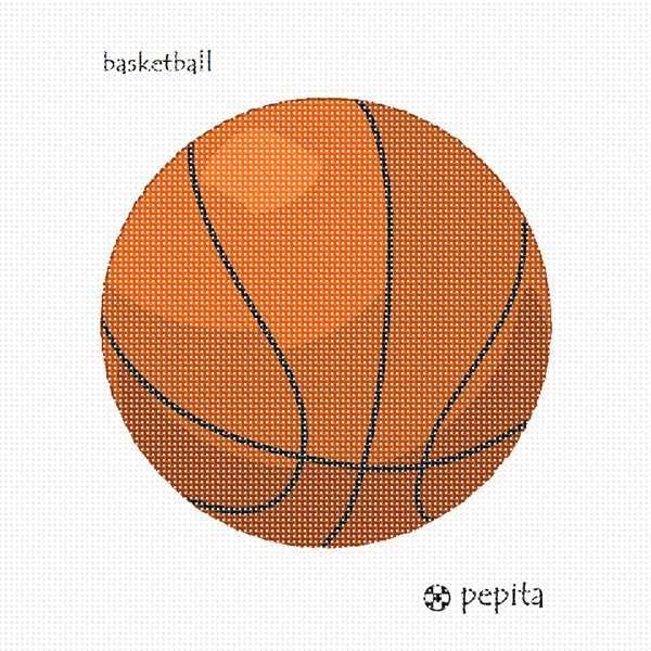 комплект за бродиране pepita: Баскетболна топка, 10 x 10