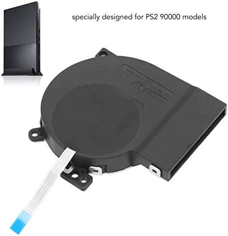 Вътрешен вентилатор за охлаждане на игралната конзола Septpenta за модели на PS2 90000, 3-пинов конектор за захранване, метал и