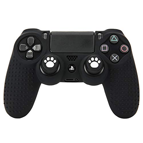Дръжка за кожата контролер PS4, Противоскользящий Силиконов Защитен калъф за контролера PS4 (Калъф за контролера x 1 + дръжки за