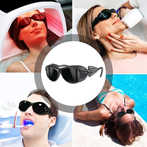 Очила за терапия с Червена светлина ULTREMA, Предпазни очила за слънчеви бани, Защитни Очила с лазер IPL 200-2000 нм, Светотерапия