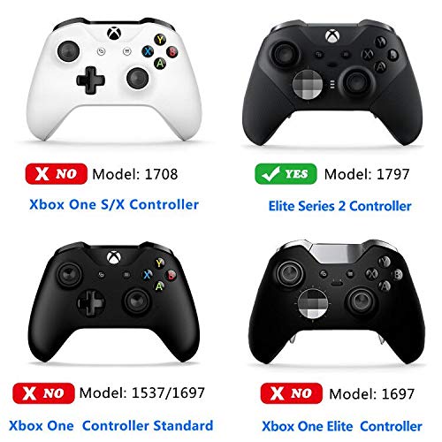 Сменяеми Джойстици 6 в 1, Сменяеми Магнитни Джойстици за контролера на Xbox One Elite Series 2 (черен)