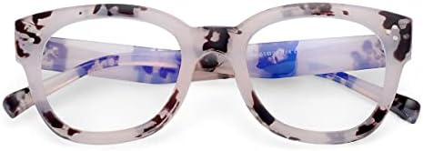 Gleyemor Модни Големи Сини Светозащитные Очила за жени, Компютърни Очила в Голяма Квадратна Рамка